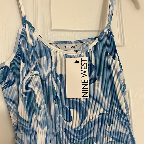Nine West Pleated Cami Swing Top - Picture 2 of 2